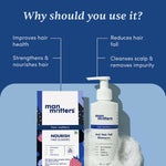 Thumbnail for Man Matters Biotin Stage 1 Hair Loss Kit - Hair Gummies & Anti Hair Fall Shampoo With DHT Blocker, Biotin & Caffeine - Distacart