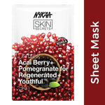 Thumbnail for Nykaa Skin Secrets Exotic Indulgence Acai Berry + Pomegranate Sheet Mask For Youthful Skin - Distacart