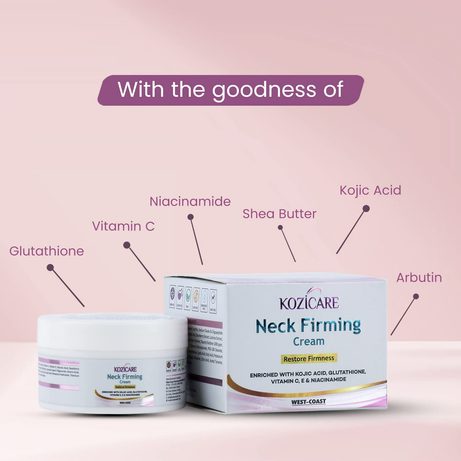 Healthvit Kozicare Neck Firming Cream - Distacart