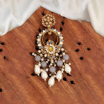 Thumbnail for JS Fashion Designer Mehendi Polish Antique Earrings – Fancy Traditional Party Wear Jewelry for Women