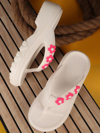 Thumbnail for Roadster The Lifestyle Co. Women Self Design Clog Flip Flop