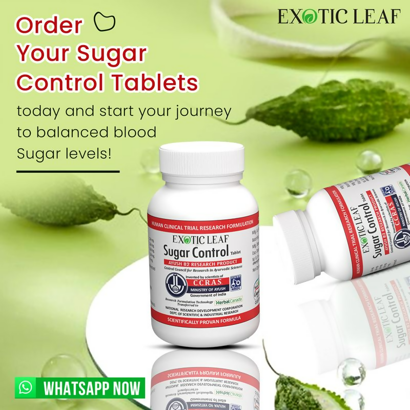 Exotic Leaf Sugar Control Tablets - Distacart