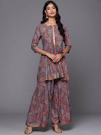 Thumbnail for Ahalyaa Women's Traditional Wear Co-ods - Teal Blue - Distacart