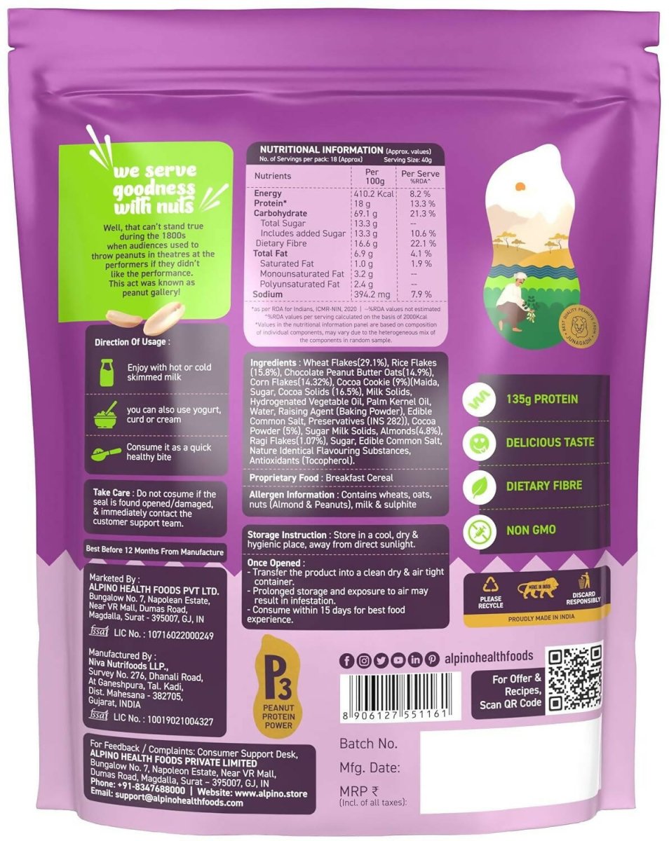 Alpino Chocolate Super Muesli Nuts & Cookies - Distacart