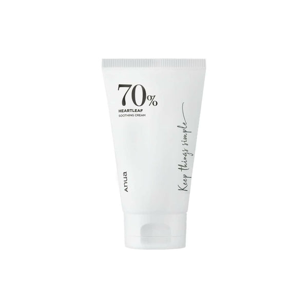Anua Heartleaf 70% Soothing Cream - Moisturizing, Soothing The Skin, Panthenol, Ceramide, Moisture Barrier - Korean Skincare - Distacart