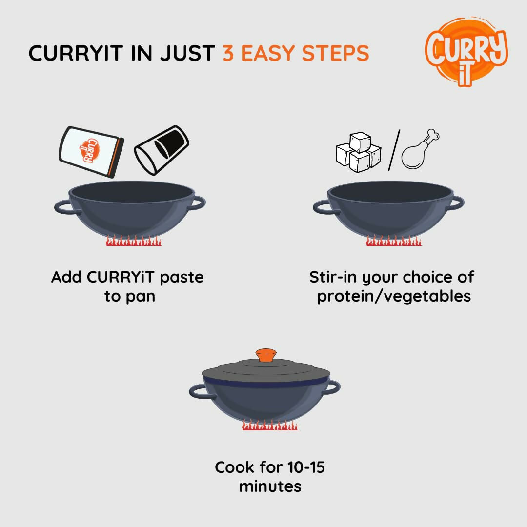 CURRYiT Instant Hyderabadi Biryani Premium Cooking Paste - Distacart