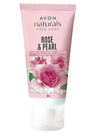 Thumbnail for Avon Naturals Face Care Rose & Pearl Tone-Up Powdery Cream - Distacart