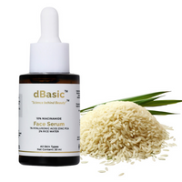 Thumbnail for dBasic 10% Niacinamide Face Serum - Pore Minimizer, Acne Marks - Distacart