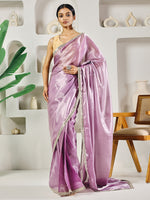 Thumbnail for Fab Fashion Light Pink Ready to Wear Saree - Distacart