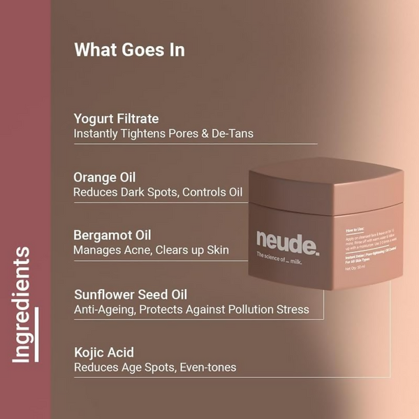 Neude FaceTime Instant Brightening Facial Face Mask - Distacart