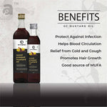 Thumbnail for Anveshan Wood Pressed Black Mustard Oil