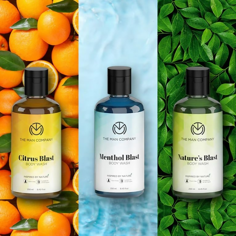 The Man Company Menthol Blast Perfumed Body Wash - Distacart