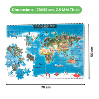 Thumbnail for 108 Pcs World Map Puzzle 4