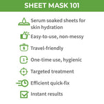 Thumbnail for Nykaa Skin Secrets Exotic Indulgence Charcoal + Bamboo Sheet Mask - Distacart