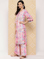 Thumbnail for Ahalyaa Women's Traditional wear Kurta Set - Multi - Distacart