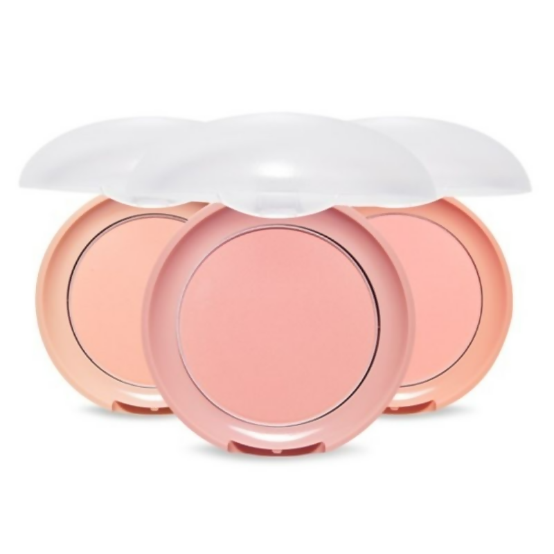 Etude House Lovely Cookie Pressed Powder Blush - Apricot Pea - Distacart