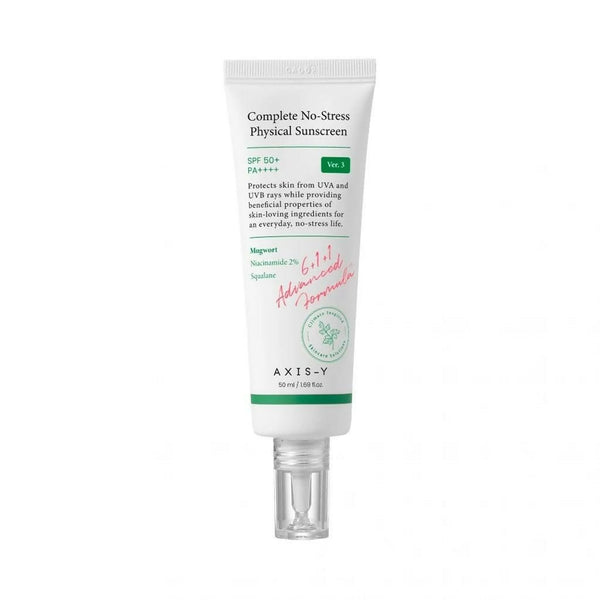 AXIS-Y Complete No- Stress Physical Sunscreen SPF 50+ PA++++ - Distacart