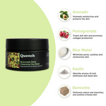 Thumbnail for Quench Vitamin E Deep Cleansing Clay Mask with Avocado Removes Impurities & Refines Pores - Distacart