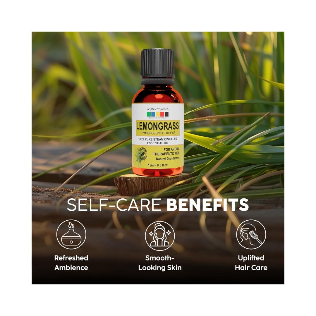 Organix Mantra Lemongrass Essential Oil for Skin - Distacart