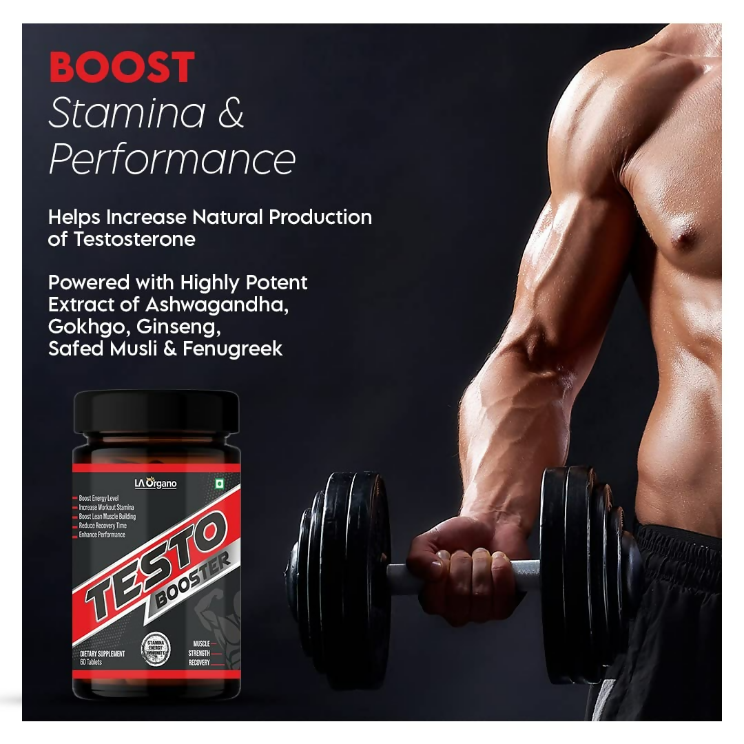 LA Organo Testo Booster Tablets - Distacart