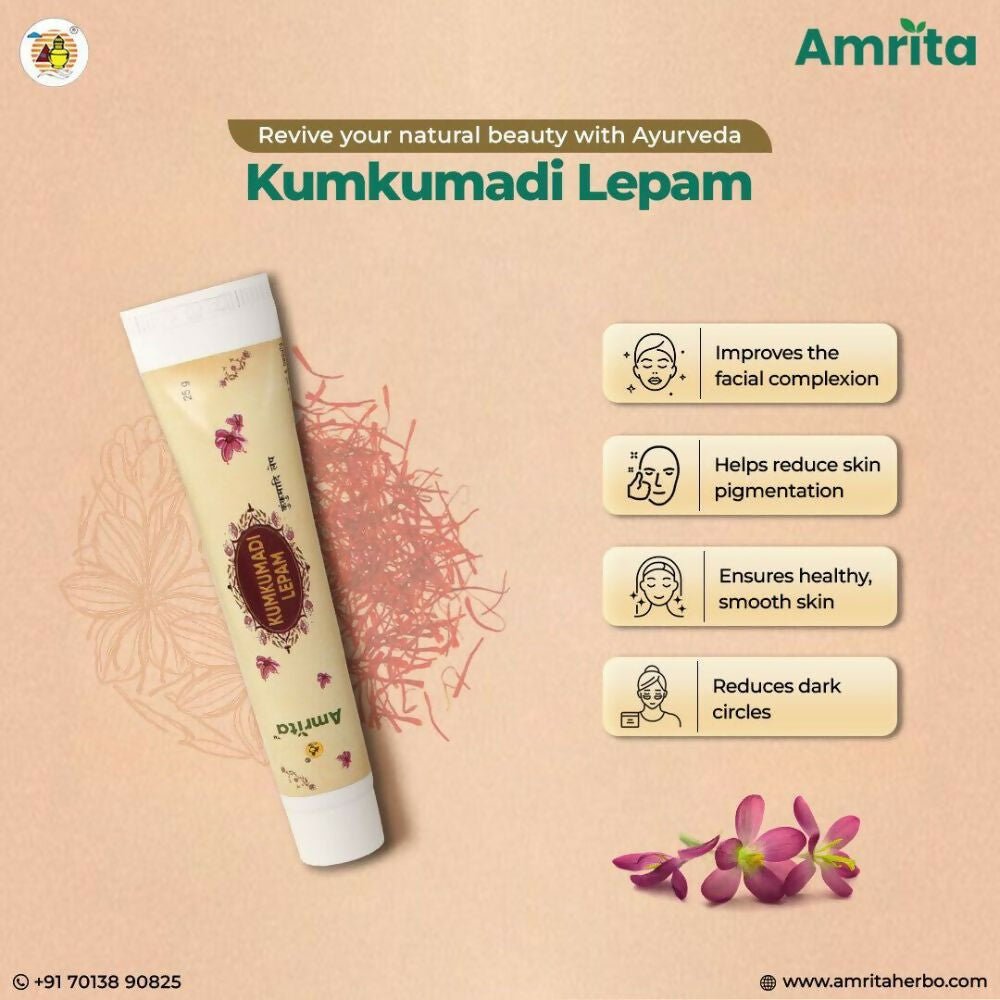 Amrita Kumkumadi Lepam - Distacart