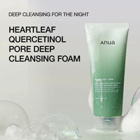 Thumbnail for Anua Heartlef Quercetinol Pore Deep Cleansing Foam - Korean Skincare
