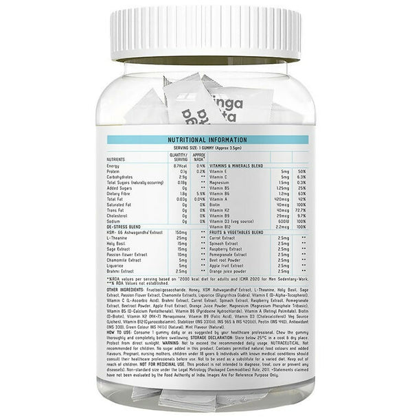 Zingavita De-Stress Gummies - Distacart