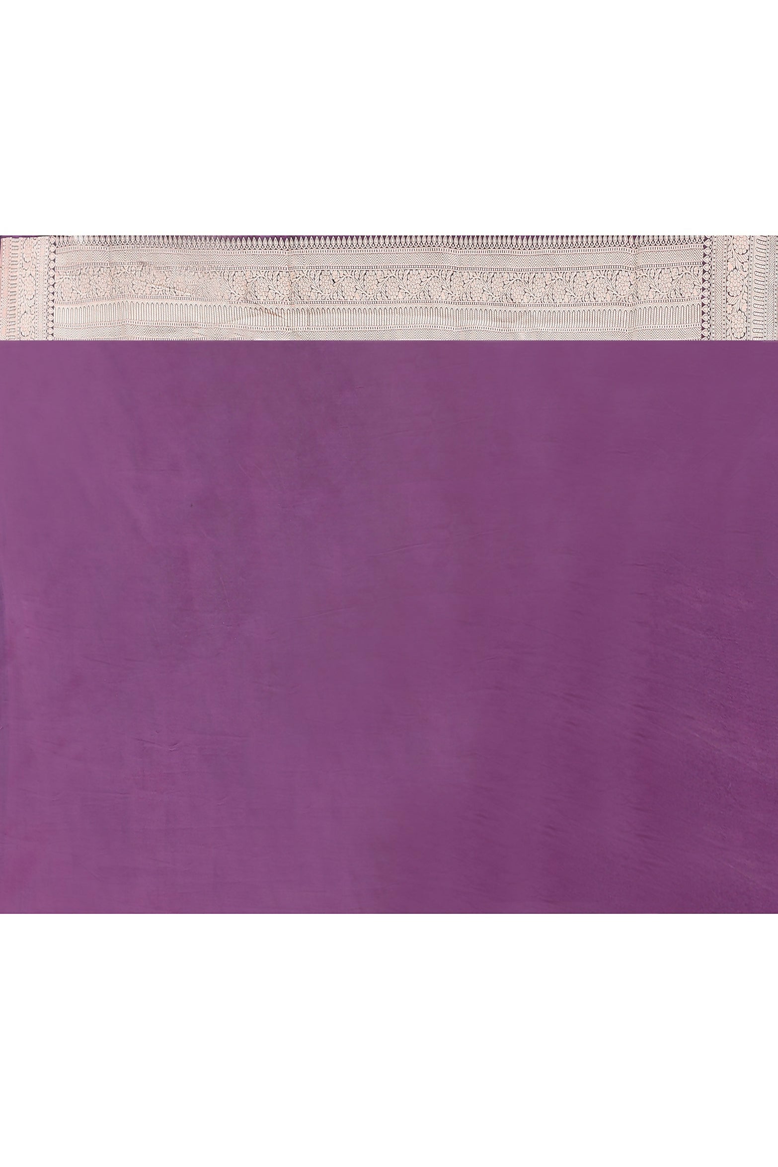 Joban Fashion Purple Pure Katan Pure Handloom Banarasi Silk Saree