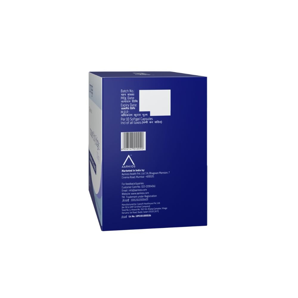 Aarkios Icomega ( Icosapent Ethyl Softgels 1000mg ) - Distacart