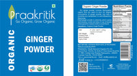 Thumbnail for Praakritik Organic Ginger Powder - Distacart