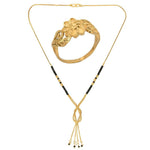 Thumbnail for AanyaCentric Gold-plated Mangalsutra & Ring Set - Distacart