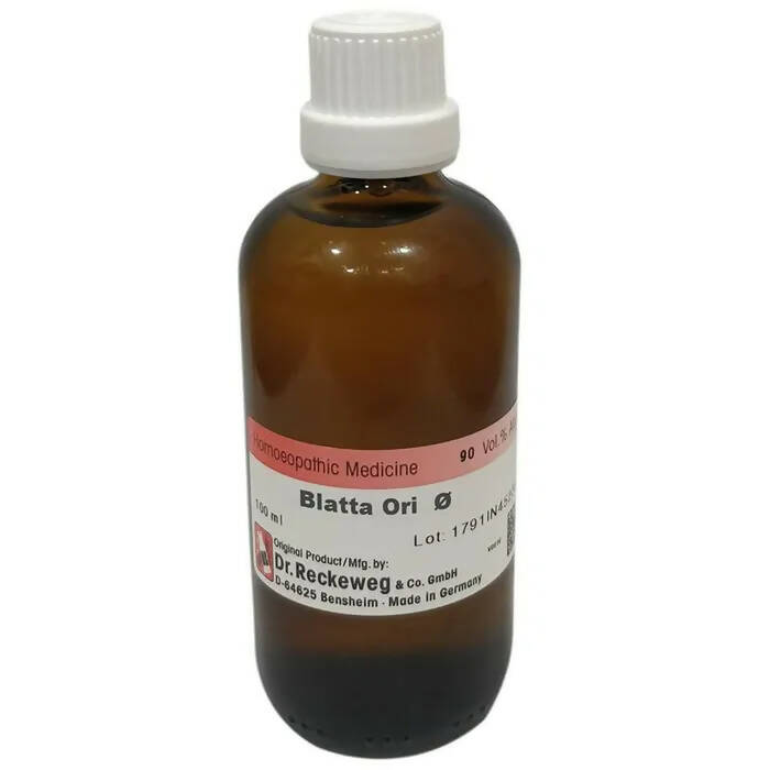 Dr. Reckeweg Blatta Ori Mother Tincture Q - Distacart