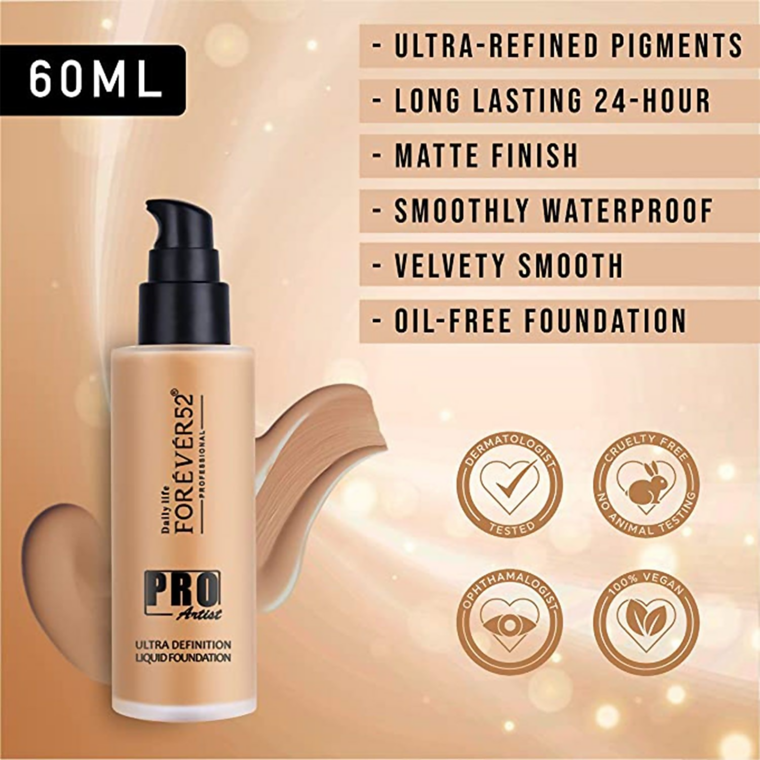Daily Life Forever52 Pro Artist Ultra Definition Liquid Foundation - French Toast - Distacart