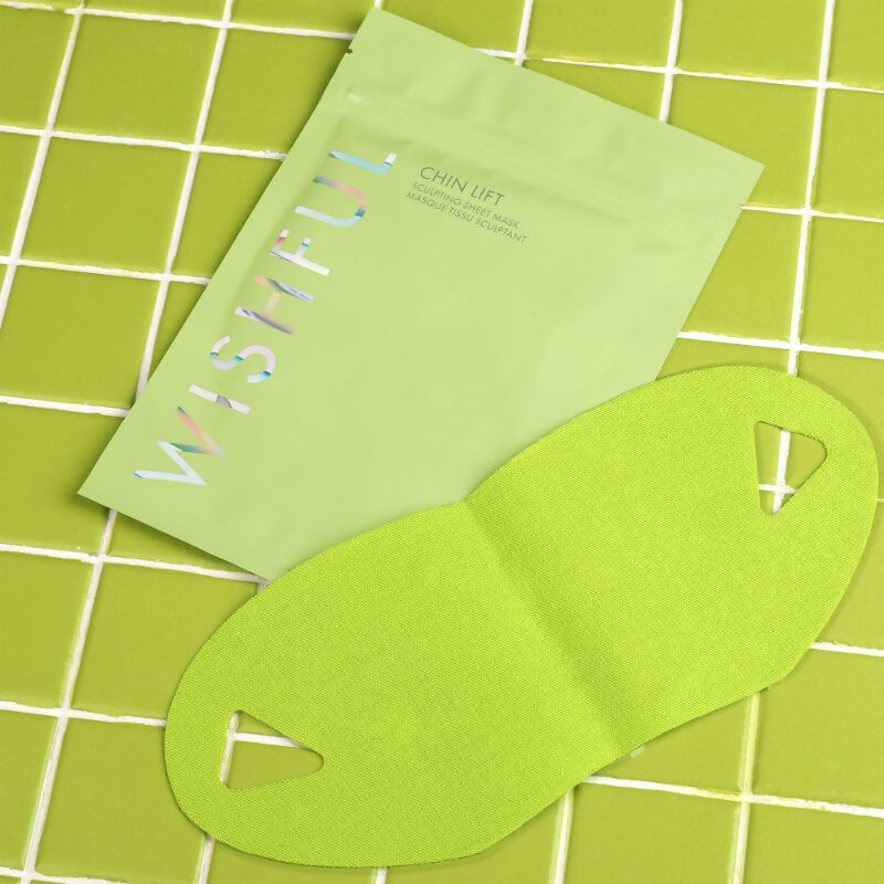 Wishful By Huda Beauty Chin Lift Sculpting Sheet Mask - Korean Skincare - Distacart