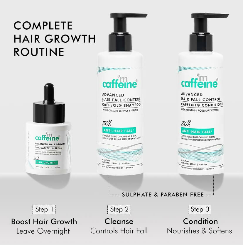 mCaffeine Advanced Hair Growth 20% Caffexil Hair Serum with Rosemary - Distacart