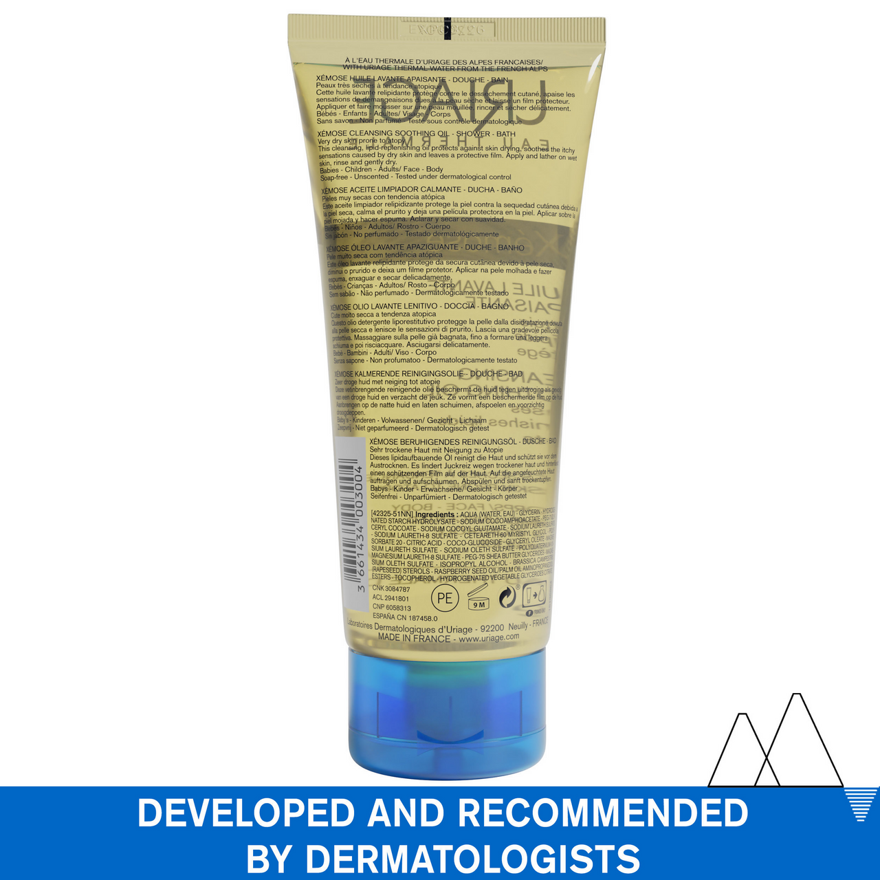 Uriage Xemose Cleansing Soothing Oil - Distacart