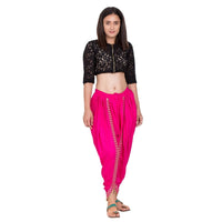 Thumbnail for Asmaani Dark Pink color Dhoti Patiala with Embellished Border