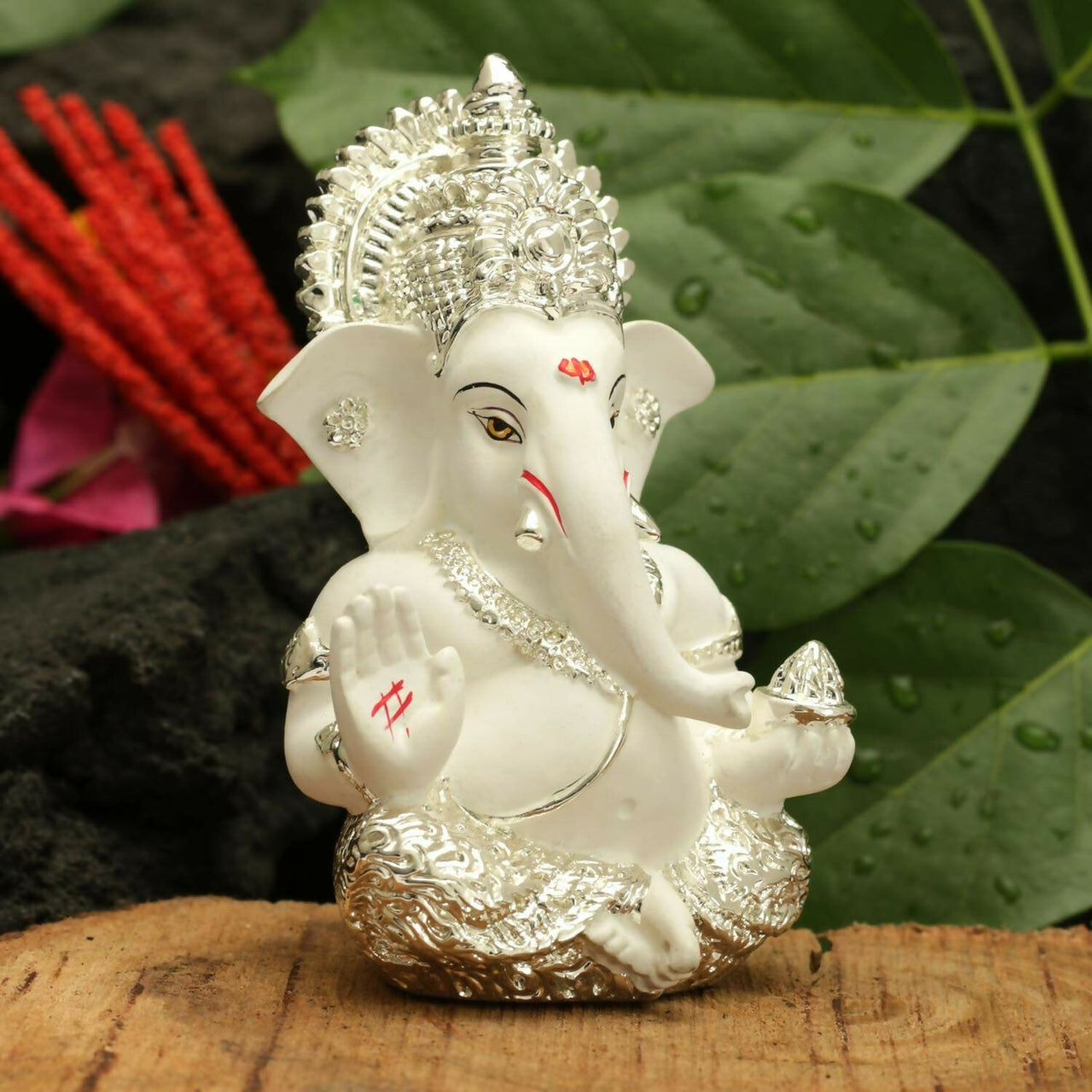 Collectible India Ganesha Idol Silver Plated - Distacart