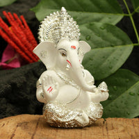 Thumbnail for Collectible India Ganesha Idol Silver Plated - Distacart