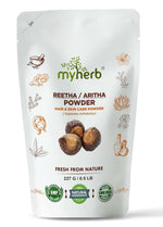 Thumbnail for Myherb Natural Pure Organic Double Filtered Aritha/Reetha Powder - Distacart