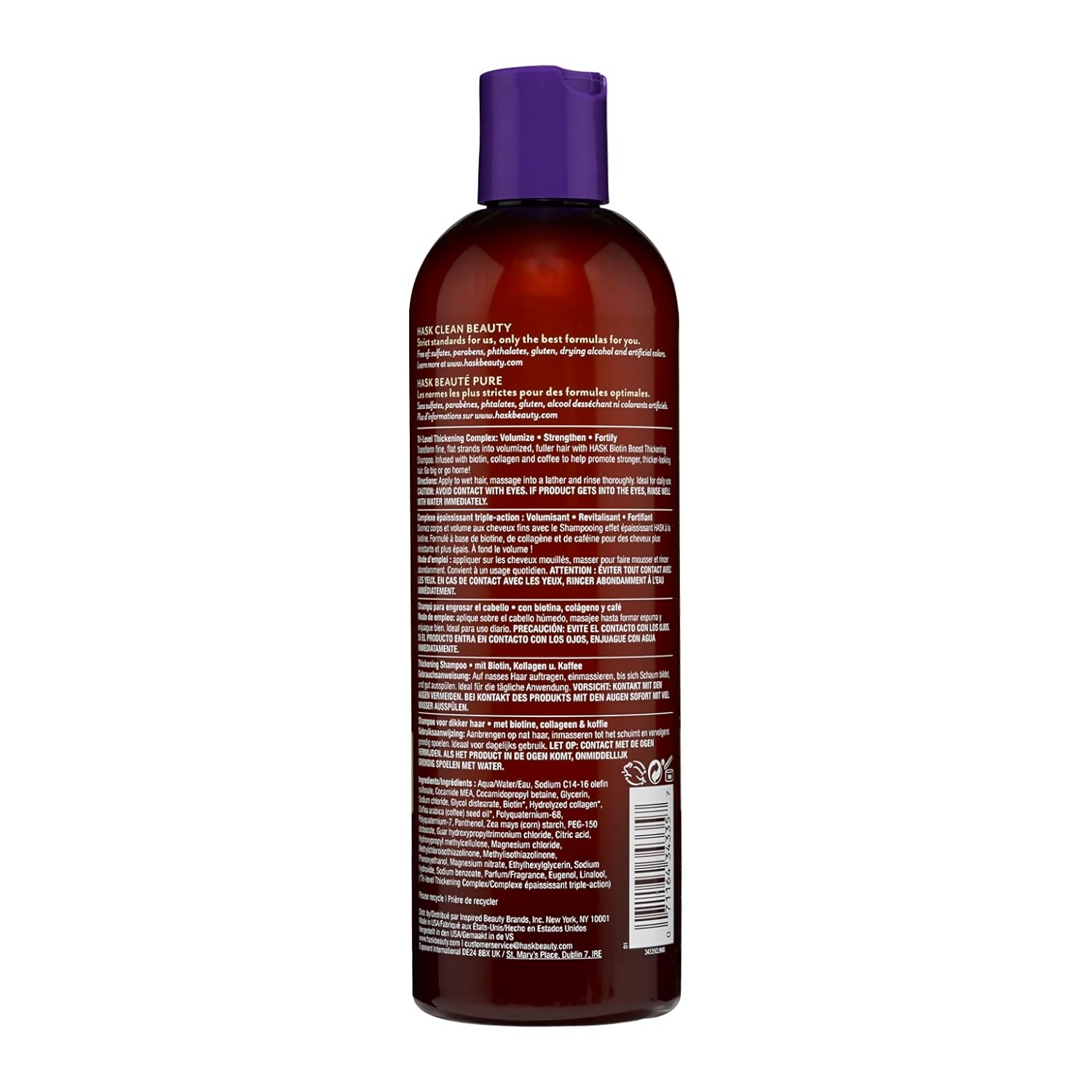 HASK Argan Oil Biotin Boost Thickening Conditioner - Distacart