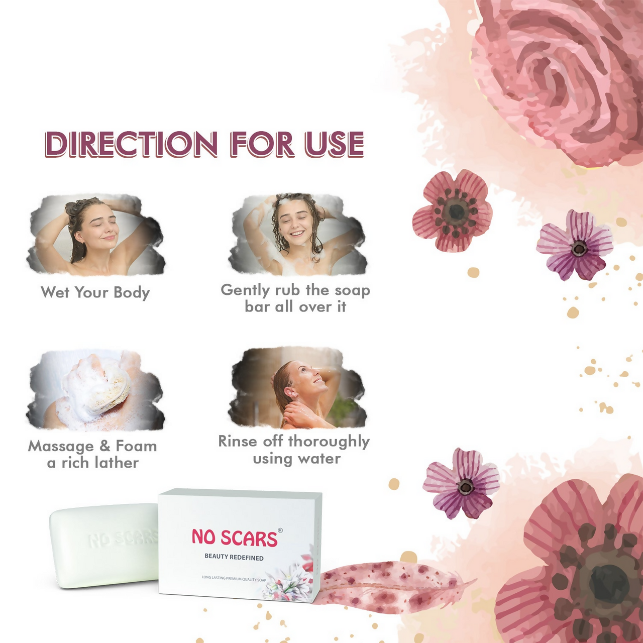 Torque's No Scars Premium Bathing Bar For Clean And Moisturized Skin