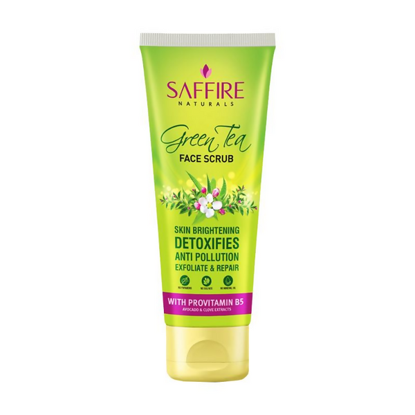 Saffire Naturals Green Tea Scrub With Provitamin B5 - Distacart