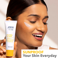 Thumbnail for Nykaa SkinRX Ultra Matte Dry Touch Sunscreen SPF 50 PA +++