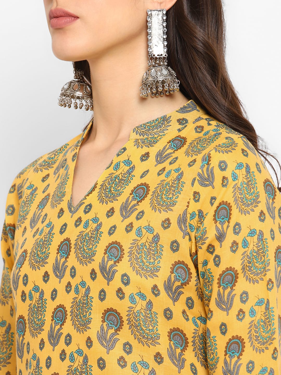 Women Cotton Printed Kurta Pant Set - Rasiya