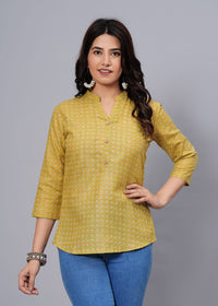 Thumbnail for Women Elegant Printed Cotton Top - Rasiya