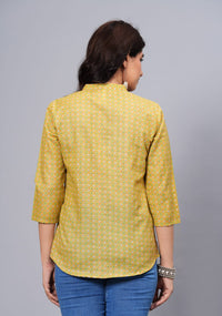 Thumbnail for Women Elegant Printed Cotton Top - Rasiya
