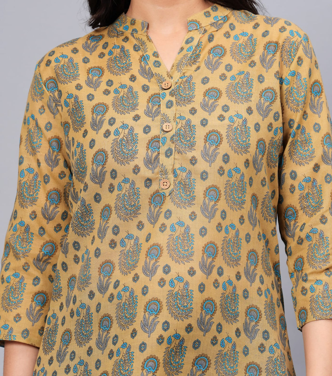 Women Elegant Printed Cotton Top - Rasiya