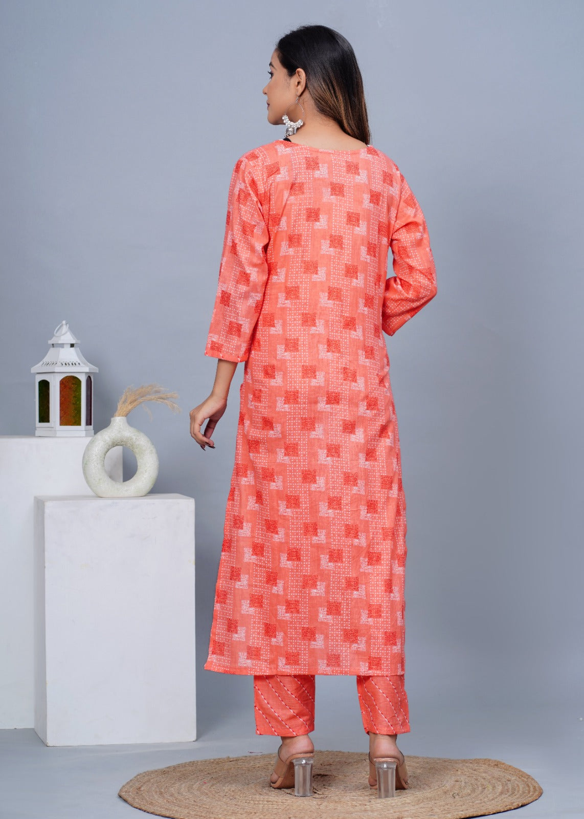 Women Stylish Cotton Kurta with Pant and Dupatta Set - Rasiya
