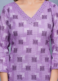 Thumbnail for Women Stylish Cotton Kurta with Pant and Dupatta Set - Rasiya